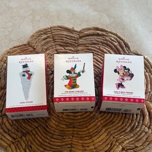 Never used Hallmark Ornaments